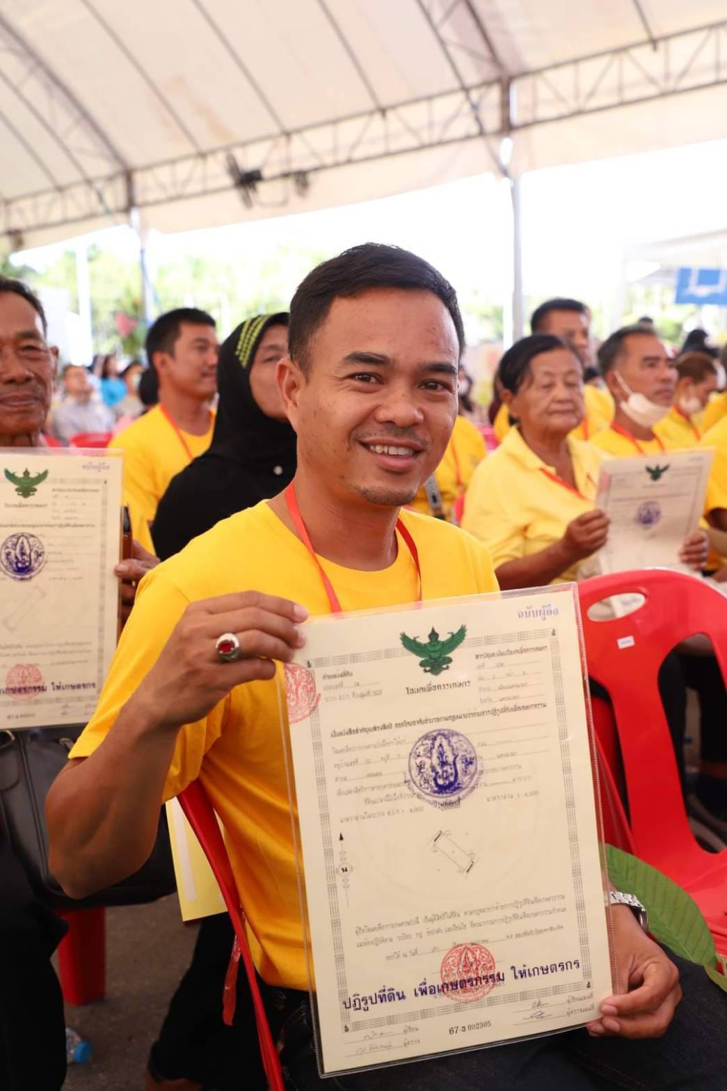 title - ร่วมเปิดงาน Kick off พิธีมอบโฉนดเพื่อการเกษตรเป็นของขวัญปีใหม่ พ.ศ.2567 